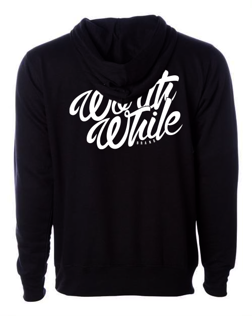 Mirror Effect Hoodie — Black