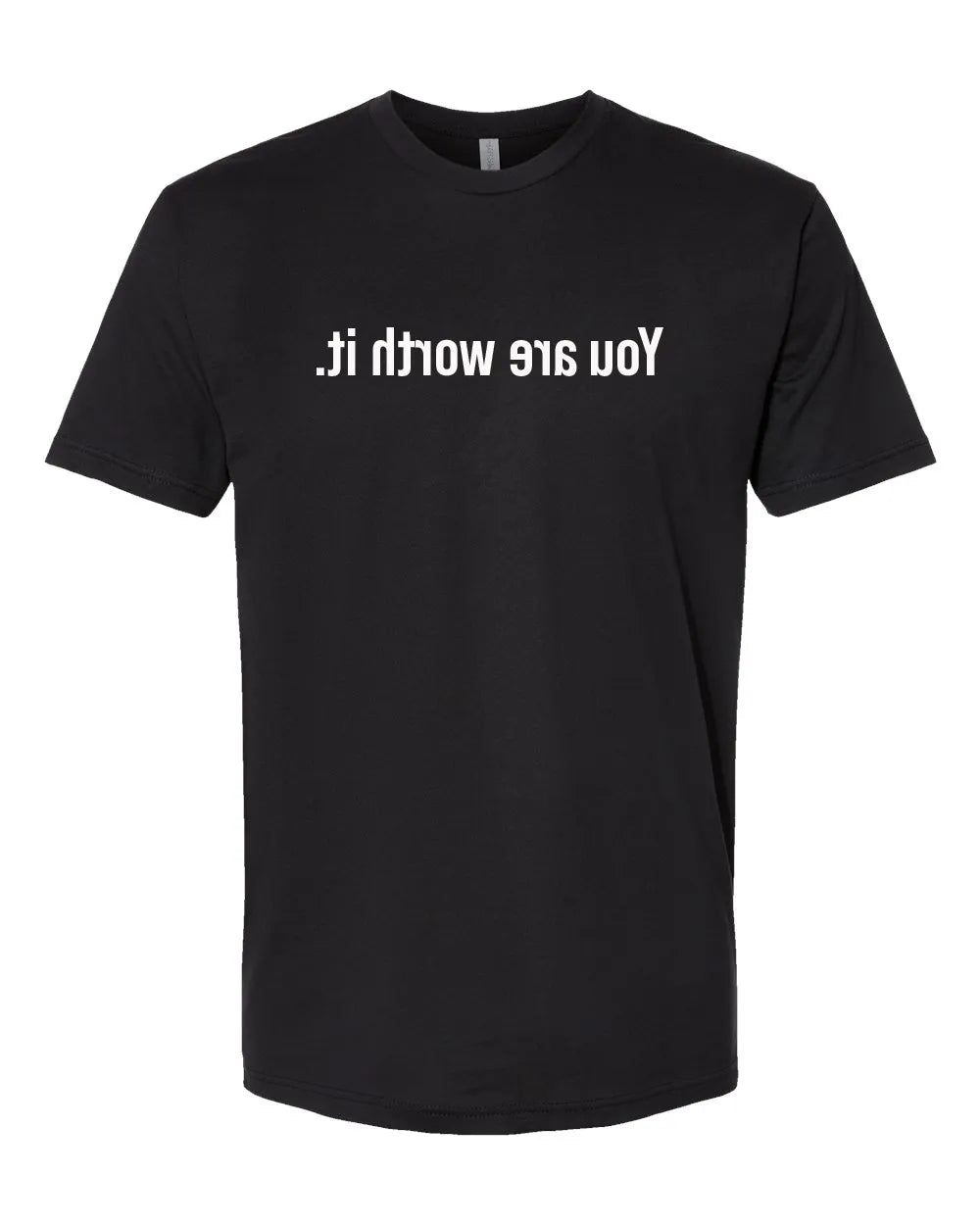 Mirror Effect Tee — Black