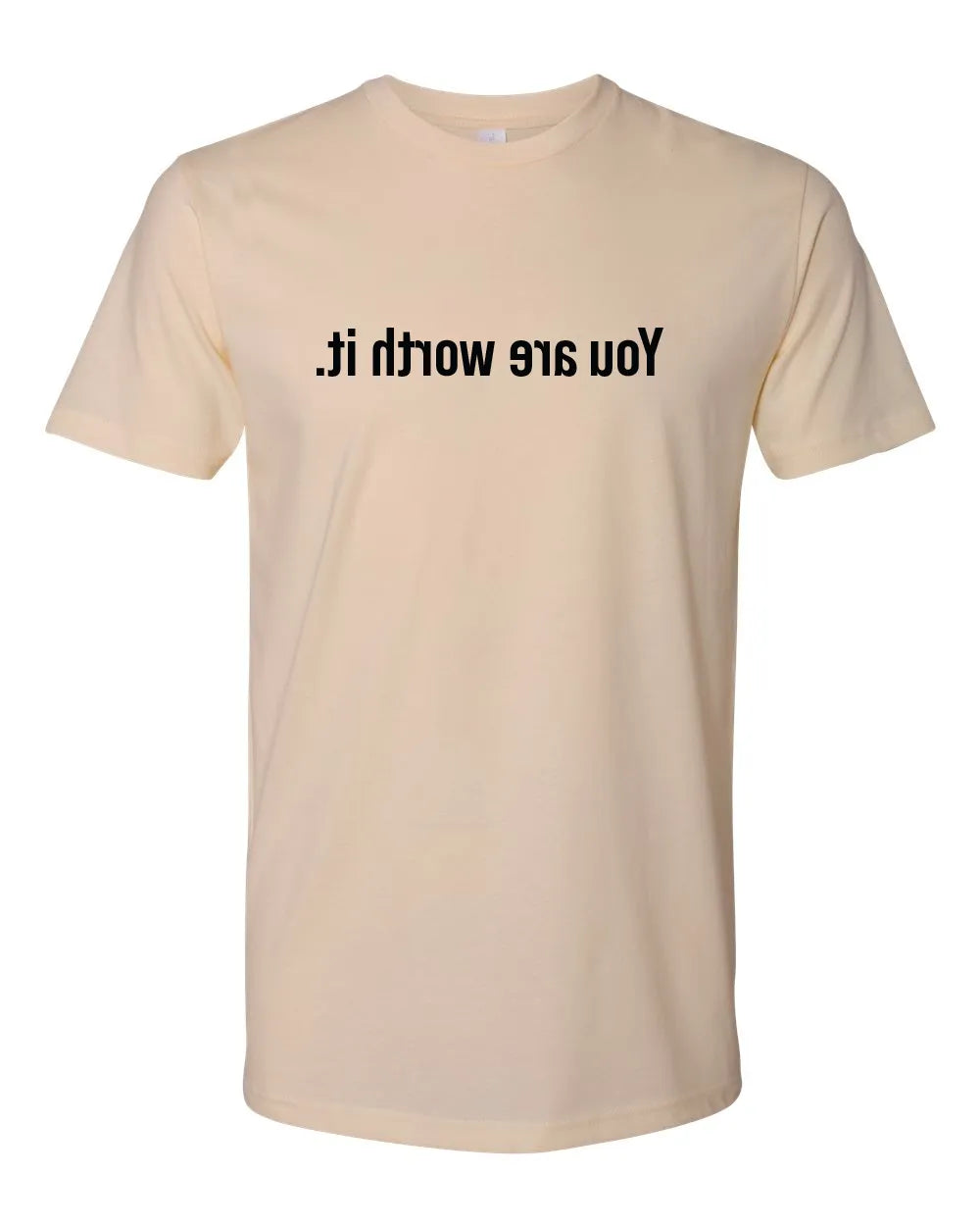 Mirror Effect Tee — Cream