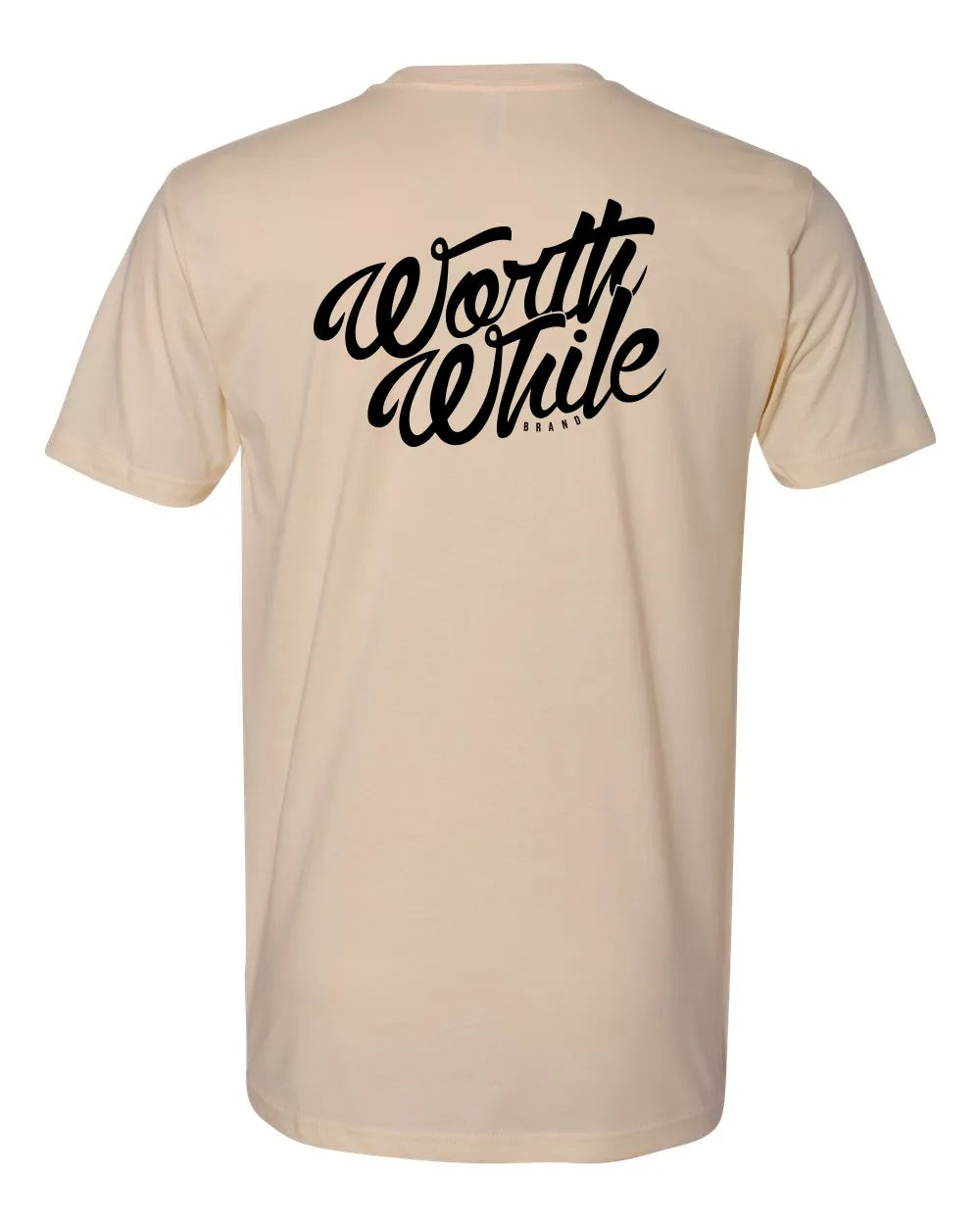 Mirror Effect Tee — Cream