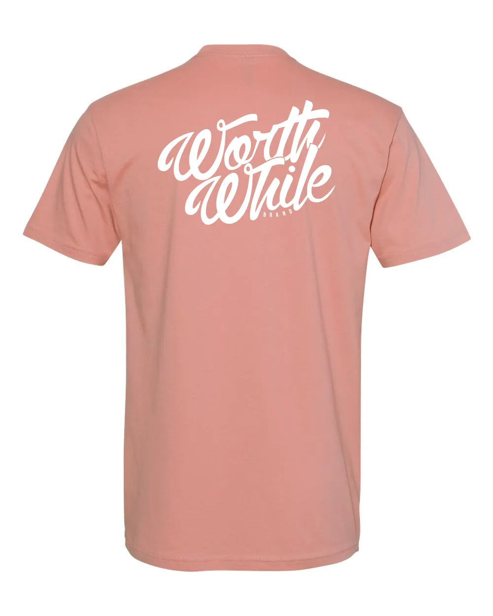 Mirror Effect Tee — Dusty Pink