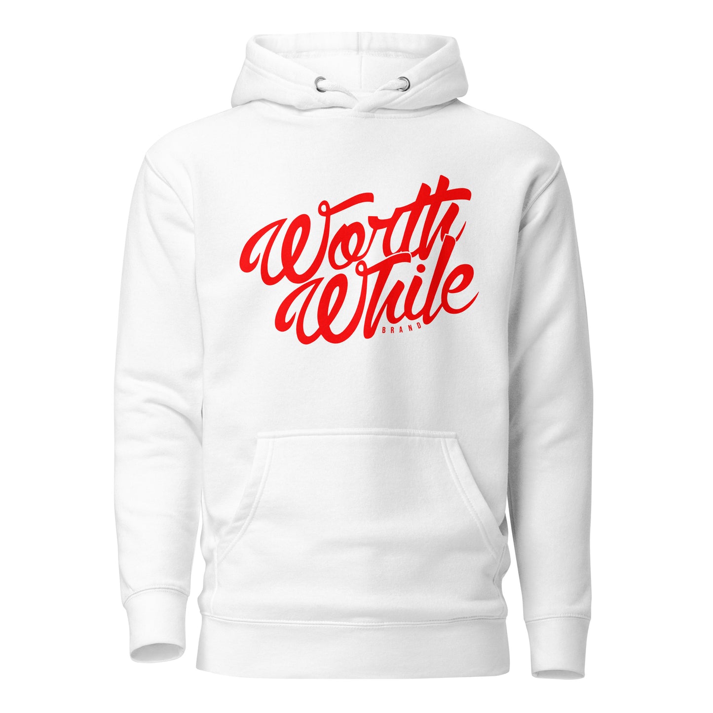 Signature Hoodie - White — Red Logo