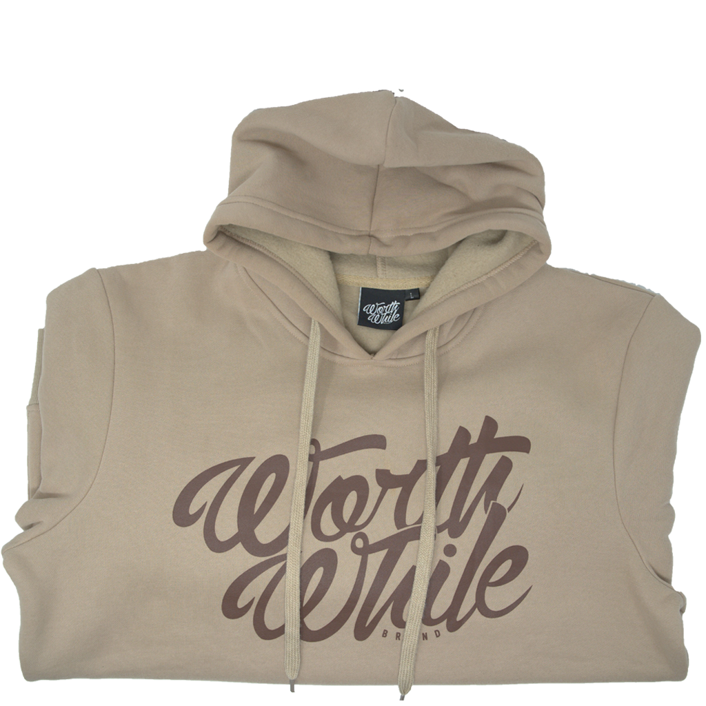 Khaki WorthWhile Hoodie