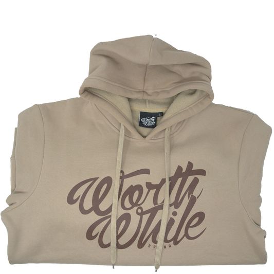 Khaki WorthWhile Hoodie
